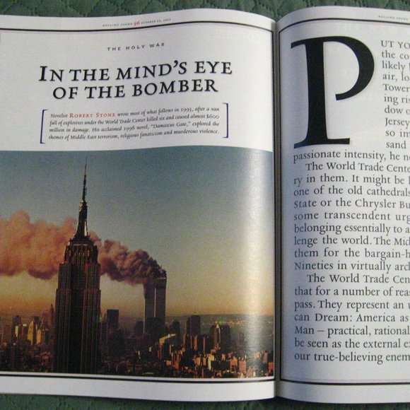 Rolling Stone Magazine October 25 2001 Special Issue - Picture 8 of 10